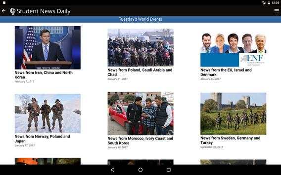Student News Daily - Tablet screenshot 5