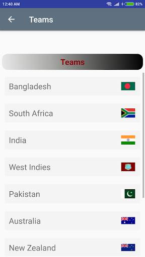 Cricket World Cup 2019 screenshot 3