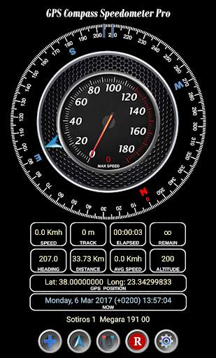 GPS Compass Speedometer Lite screenshot 3