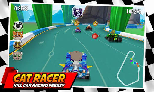 Cat Racing Fever 🏁 City Racing 3D Frenzy screenshot 2