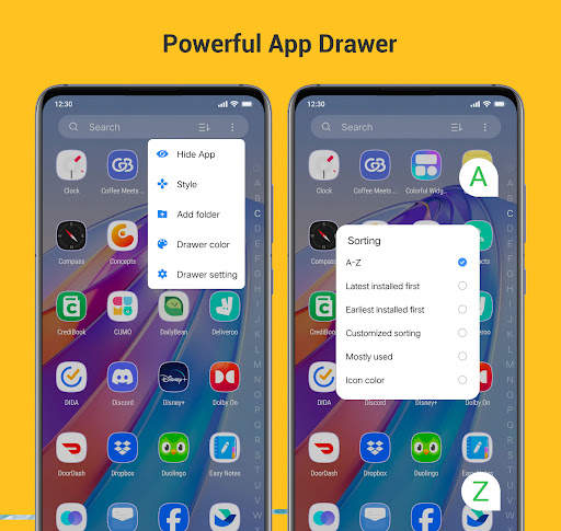 XDroid 15 Launcher screenshot 2
