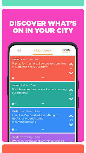Jodel: Hyperlocal Community screenshot 1