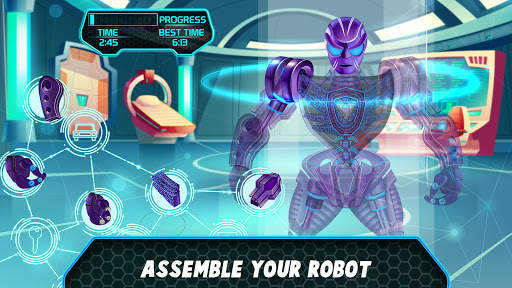 Super Hero Runner- Robot Games screenshot 2