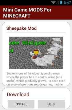 Mini Game MODS For MINECRAFT स्क्रीनशॉट 5