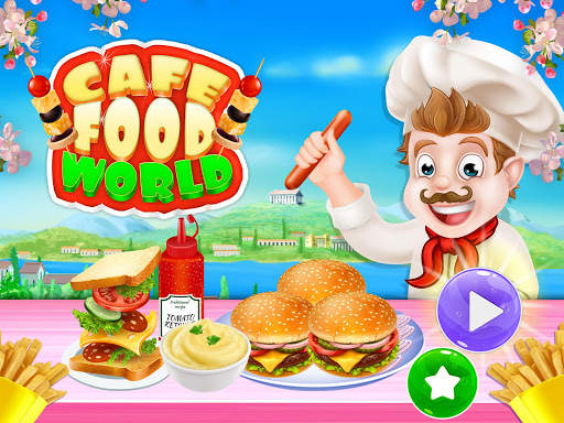 Cafe Food World: Cooking Restaurant Recipes screenshot 1