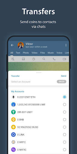 iMe Messenger & Crypto Wallet screenshot 8
