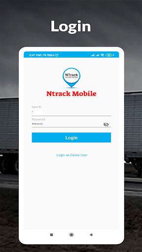 NTrackMobile screenshot 1