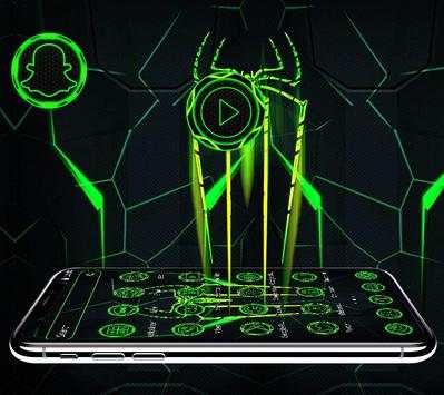 Neon Green Spider Launcher Theme🕷️ screenshot 2