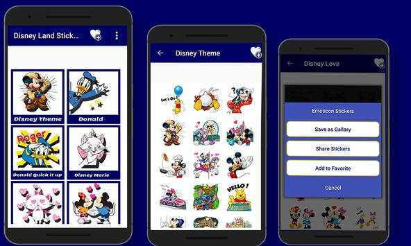 Disney Land Stickers: For All Messengers screenshot 3