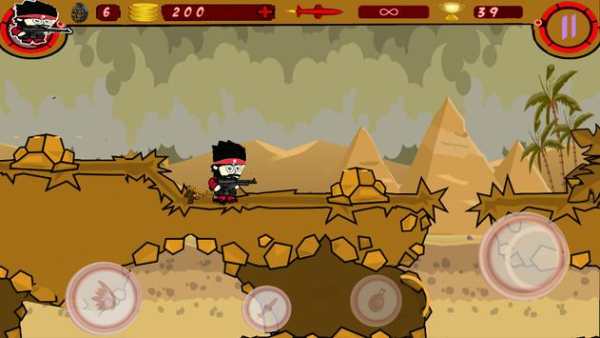 fighter Doodl  Army 2 Mini Militya  in the desert screenshot 1