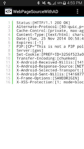 View Web Page Source screenshot 5