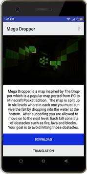 TOP15 Dropper maps for MCPE 3 تصوير الشاشة