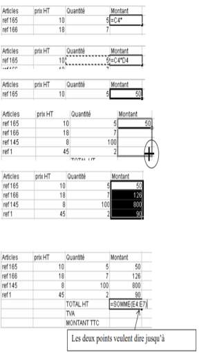 Formations Excel screenshot 2