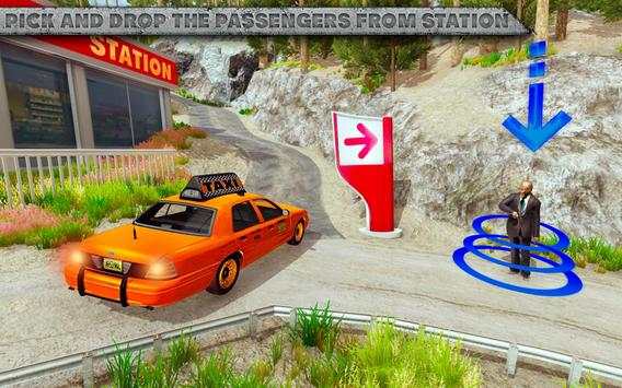 Offroad Taxi Driving Simulator 3D screenshot 5