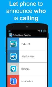 Caller Name Speaker screenshot 1