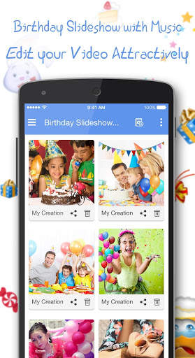 Birthday Slideshow with Song screenshot 1