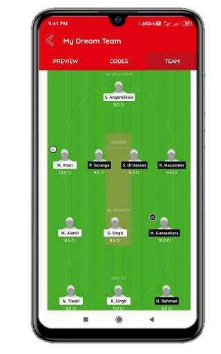 Dream Team 11 - Cricket 11 & Football Prediction screenshot 3