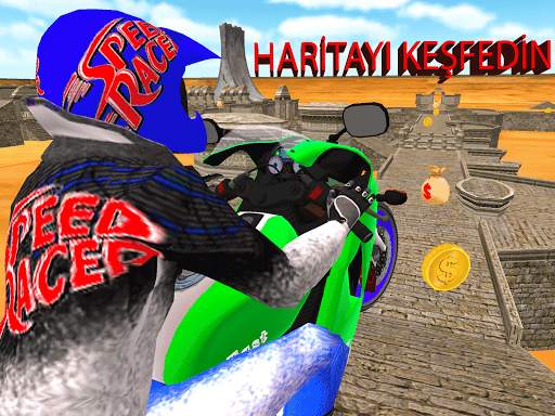 Motosiklet Kaçış Simülatörü - Hızlı Araba ve Polis screenshot 3