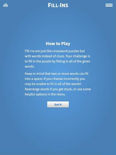 Fill-Ins · Word Fit Puzzles screenshot 10