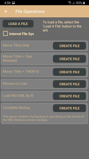 DML Mobile DVD/Blu Ray Movie Library screenshot 8