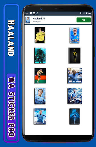 Haaland - WA Sticker Pro screenshot 6