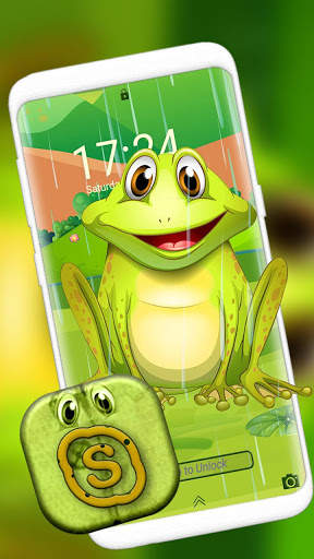 Cute Frog Cartoon Launcher Theme screenshot 3