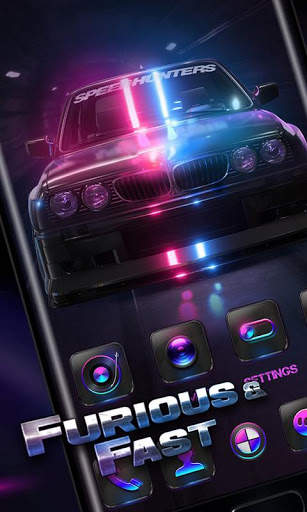 (Free)Furious & Fast GO Launcher Theme screenshot 1