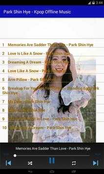 Park Shin Hye - Kpop Offline Music screenshot 2