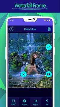 Live Waterfall Photo Frames - PhotoVideo Editor скриншот 2