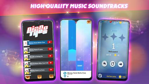 Piano Tiles " Bella Ciao " Money Heist Song screenshot 4