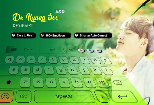 Do Kyung Soo EXO Theme Keyboard screenshot 1