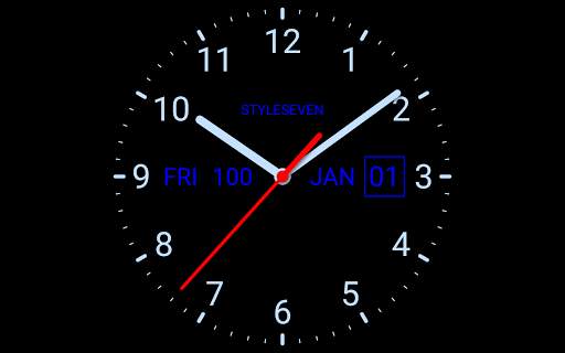 Analog Clock Live Wallpaper-7 screenshot 12