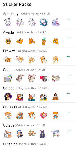 Cat Stickers - WAStickerApps screenshot 1