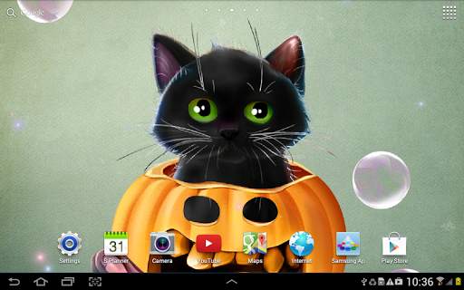 Cute Halloween Live Wallpaper screenshot 8