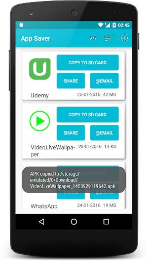 App Saver - APK backup tool Made In India with screenshot 2