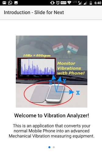 Mobile Vibration Analyzer screenshot 3