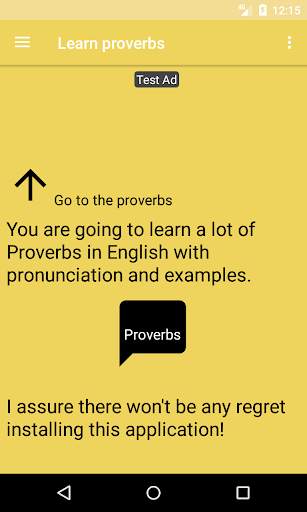Learn proverbs in English screenshot 1