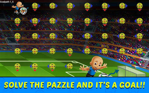 Mighty Raju Football Puzzle screenshot 1