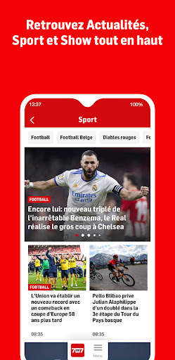 7sur7.be Mobile screenshot 4
