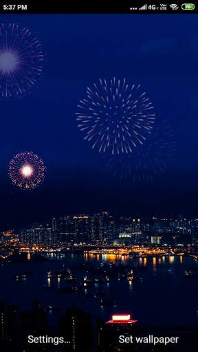 Fireworks Live Wallpaper screenshot 3