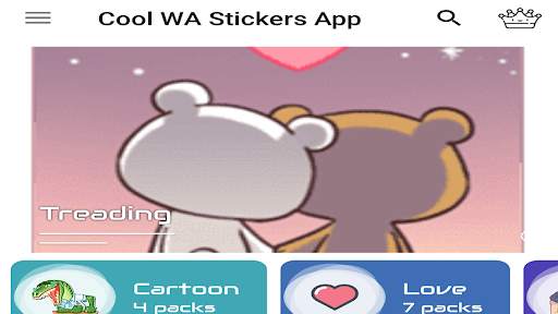 Cool WAStickers App - Stickers for Whatsapp screenshot 1