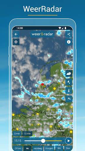 Weer & Radar - regenradar screenshot 3