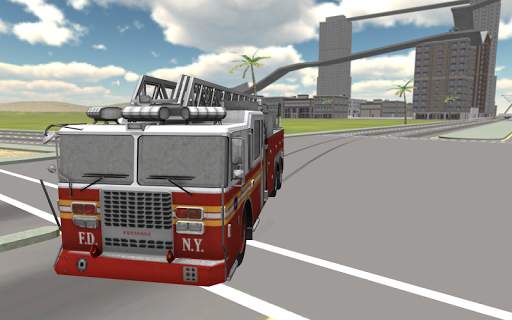 Fire Truck Driving 3D screenshot 2