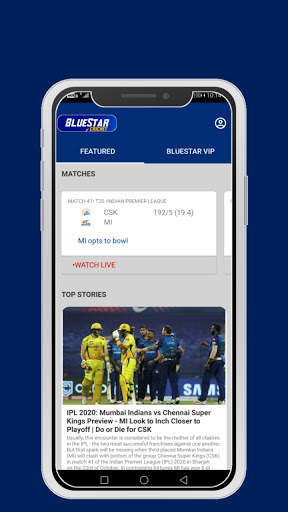 Bluestar Cricket: Live IPL & Cricket Matches Score screenshot 2