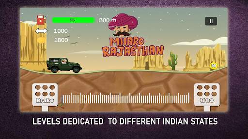 Hill Escape India - 2D Racing Game screenshot 7