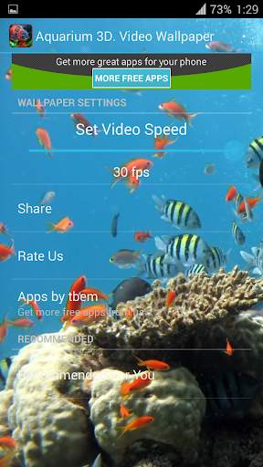 Aquarium 3D. Video Wallpaper screenshot 6