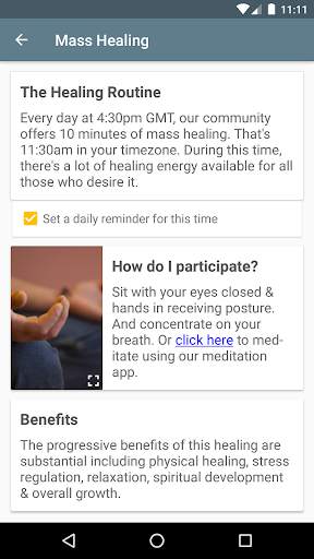 The Healing App: Heal Me! screenshot 2