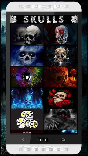 Skull wallpaper screenshot 2