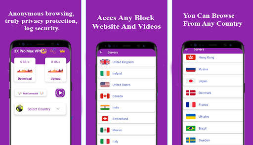 3X Pro Max VPN-Free VPN Fast & Super VPN Proxy screenshot 1
