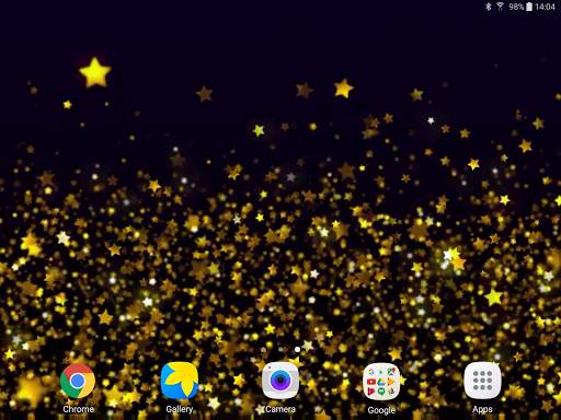 Gold Stars Live Wallpaper screenshot 11